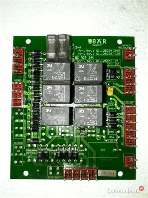 Płytka sterująca 01 125284 winda załadowcza Bar Cargolift Przykona