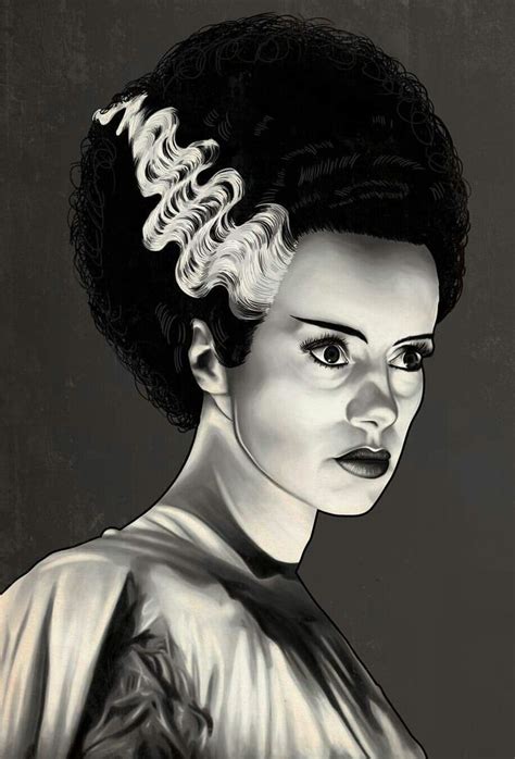 The Bride Of Frankenstein Frankenstein Art Bride Of Frankenstein