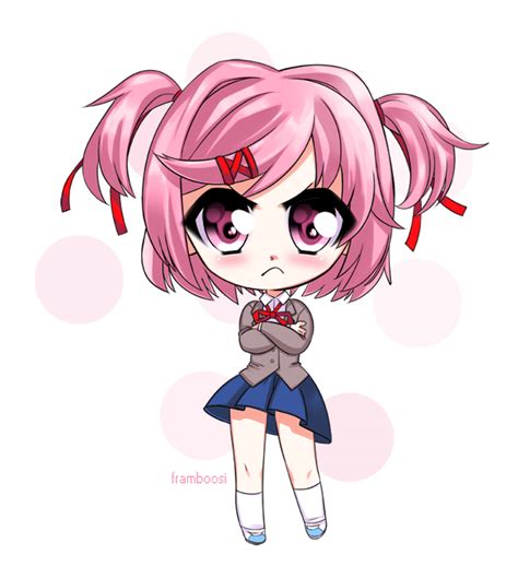 Natsuki Doki Doki Literature Club By Framboosi On Deviantart