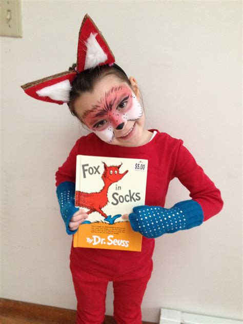 Dr Suess Dress Up Fox In Socks For Sophie On Dr Seuss Day Dr Seuss