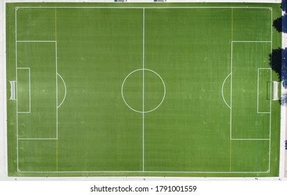 Football Field Birds Eye View Stock Photo 1791001559 | Shutterstock