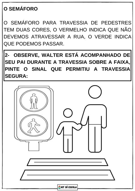 Sequência de Atividades Dia do Trânsito SÓ ESCOLA