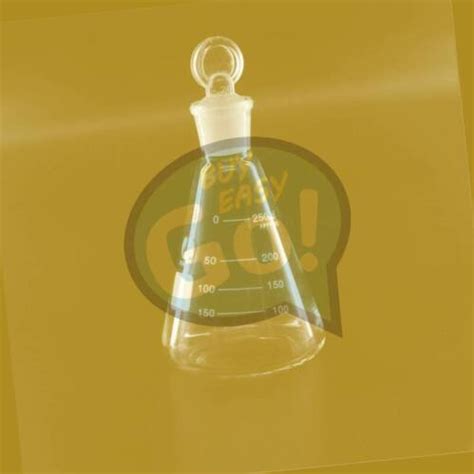 Glass Erlenmeyer Ml Flask Conical Bottle Lab Chemistry