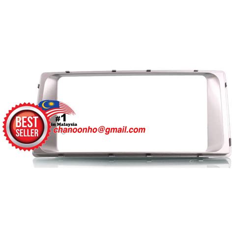 Car Audio Player Casing For Perodua Myvi Icon Silver Colour