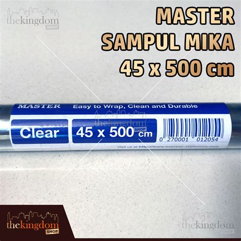 Jual Master Sampul Plastik Mika X Cm Roll Shopee Indonesia