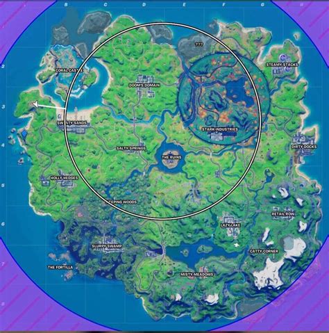 Mapa Temporada 7 Fortnite Con Nombres Desafíos de la semana 1 de la