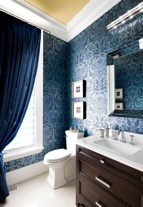 Lust Worthy Statement Bathroom Wallpapers