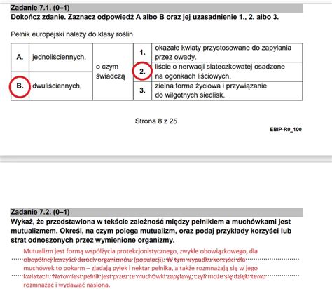 Matura Biologia Na Poziomie Rozszerzonym Arkusz I Odpowiedzi