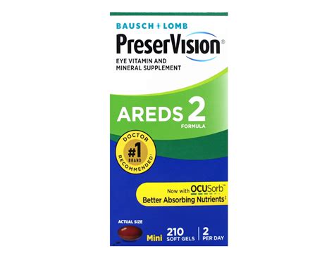 Preservision Eye Vitamin And Mineral Supplement Areds Formula With