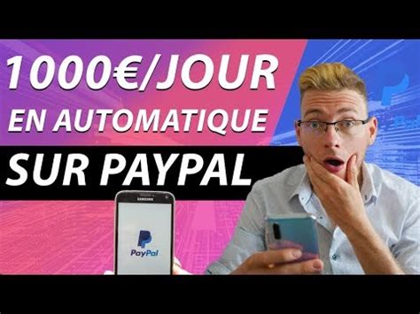 Gagner 1000 Euros Jour en Automatique sur Paypal Vidéo Très spéciale