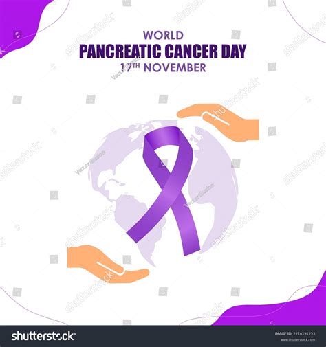 Vector Illustration For World Pancreatic Cancer Royalty Free Stock Vector 2216191253