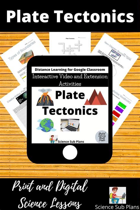 Plate Tectonics Interactive Video and Extension Activities