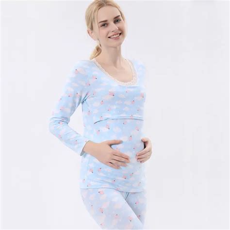 Aliexpress Buy Spring Autumn Pregnant Women Pajamas Pure Cotton