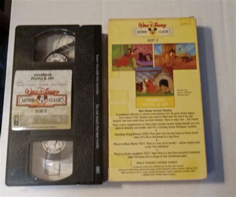 Vhs Walt Disney Cartoon Classics Vol Starring Pluto Fifi Vhs