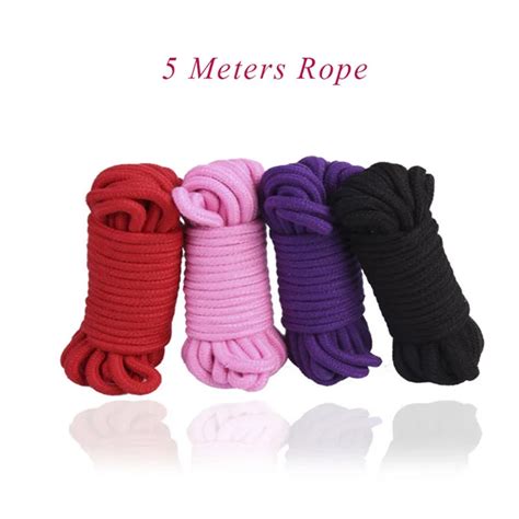 Sex Toys Provocative Alternative Cotton Ropes Tied Sexy Bondage Rope