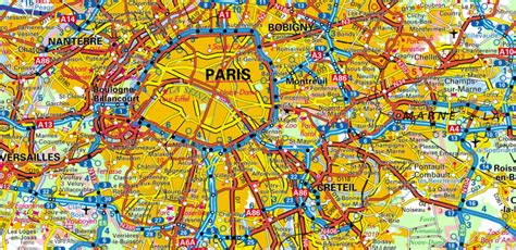 Carte Routi Re De La R Gion Parisienne