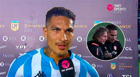 Paolo Guerrero Ricardo Gareca Tras Debut De Guerrero En Racing Es