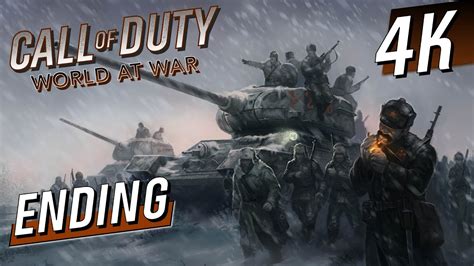 [4K 60] Call of Duty: World at War. Walkthrough ENDING - Breaking Point ...