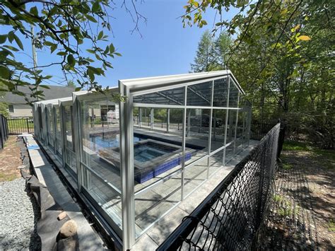 Retractable Pool Enclosure in Liberty, New York by Roll-A-CoverAmerica ...