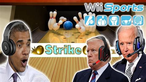 US Presidents Play Wii Sports Bowling NEW YouTube