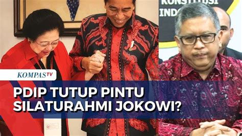 Kata Hasto Soal Apakah Benar Megawati Tutup Pintu Silaturahmi Ke Jokowi