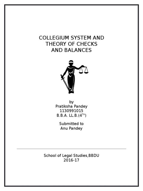 Collegium System and | PDF