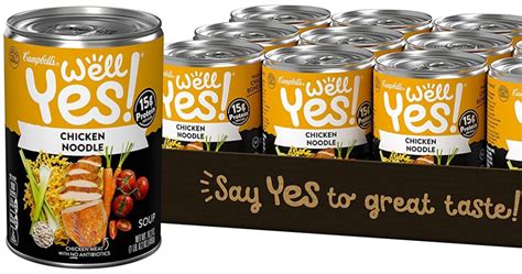 Campbells Well Yes Soup 12 Pack Only 19 Shipped On Amazon