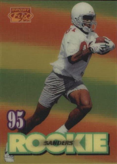 Amazon Football Nfl Sportflix Frank Sanders Rc Rookie