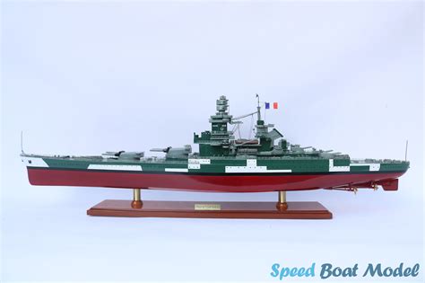 French Battleship Richelieu Model 39.7" - Speed Model Ship