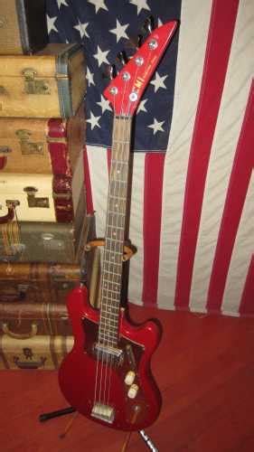 1981 Cmi Electric Bass Red Guitars Bass Rivington Guitars