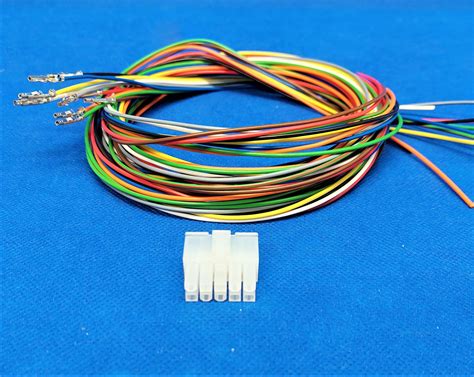 Set Molex MiniFit Jr Receptacle 10 Pos 2 Rij 10x 2m 0 50mm2 Kabel