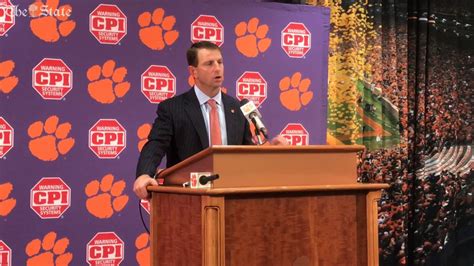 Dabo Swinney Takes The Blame For Clemsons Loss To Pitt Youtube