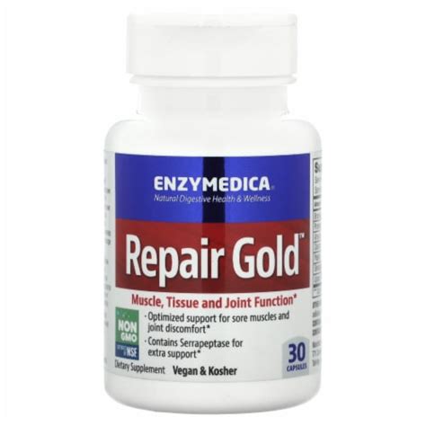 Enzymedica Repair Gold Muscle Tissue and Joint Function - 30 Capsules ...