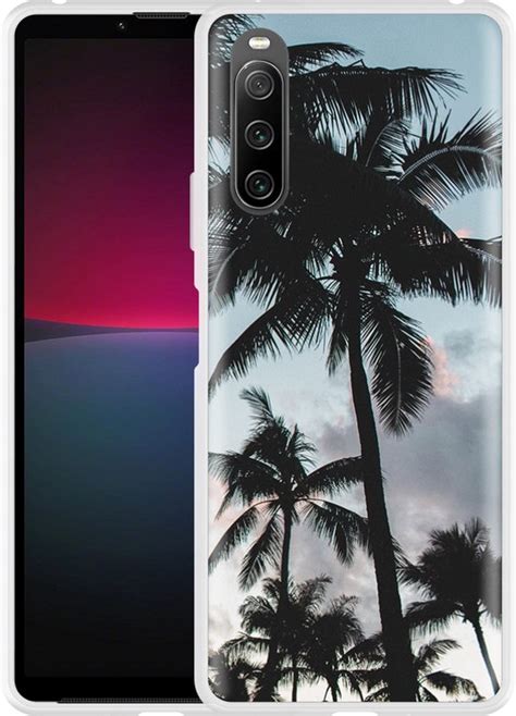 Sony Xperia 10 IV Hoesje Palmtrees Designed By Cazy Bol