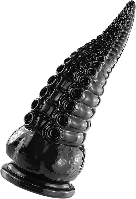 Tentacle Dildo 7 9 In Big Black Dildo With Suction Cup