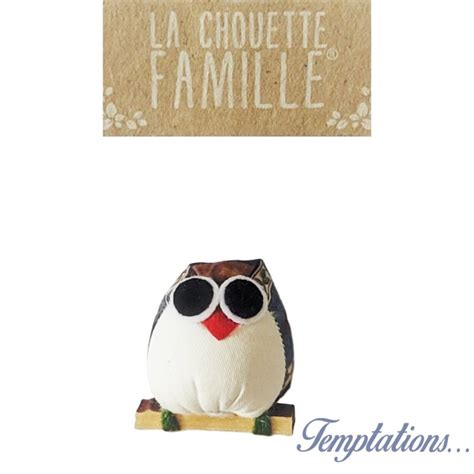 Magnet La Chouette Famille Bonhomme De Neige