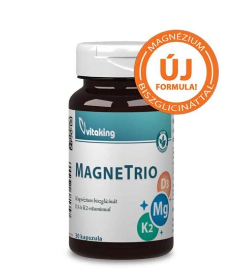 Vitaking MagneTrio Magnézium K2 és D3 vitamin komplex