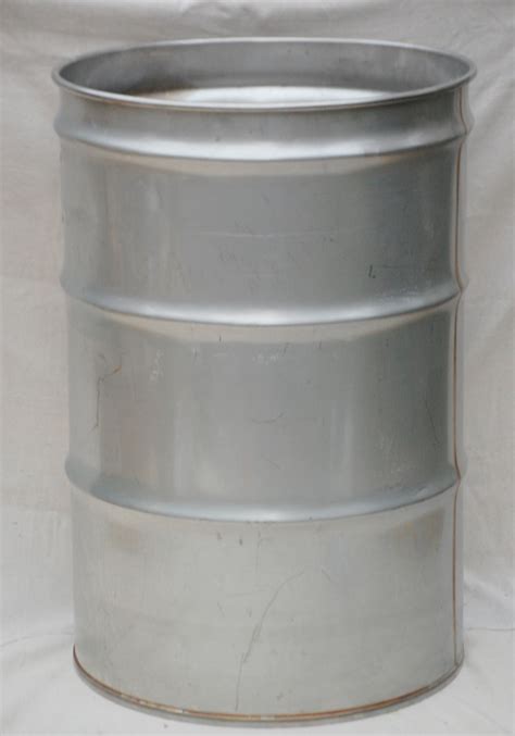 55 Gallon Stainless Steel Barrel - Open Top | Bubba's Barrels