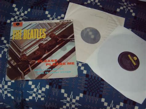 THE BEATLES Please Please Me UK Vinyl LP Album 1963 STEREO 4th