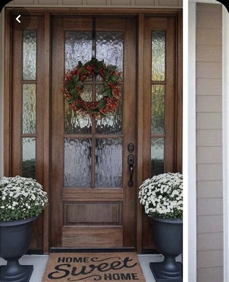 Exterior Front Doors Wood Front Doors Glass Front Door House