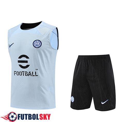 Comprar Camiseta Entrenamiento Sin Mangas Cortos Inter Milan Azul