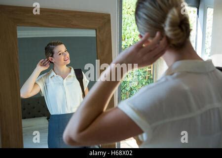 Sexy Woman Getting Ready For Sex In Bedroom Stock Photo Alamy