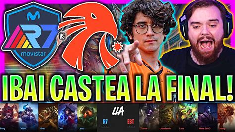 IBAI CASTEA LA FINAL DE JOSEDEODO EN LA LLA R7 Vs EST Game 1 FINAL