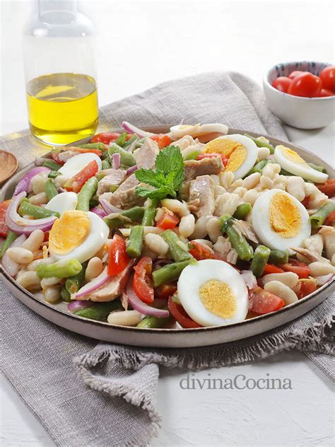 Ensalada De Alubias Con Vinagreta Receta De Divina Cocina