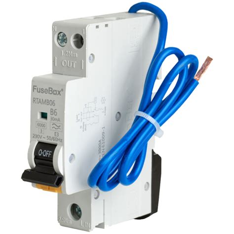 Fusebox RCBO 32A 30mA 6kA B Curve Type A RTA063230B