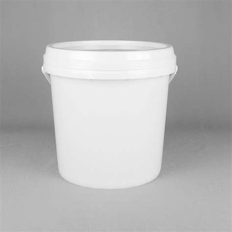 PP HDPE Material 5 Gallon Plastic Buckets White Color