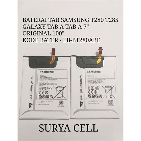 Jual BATERAI BATRE BATTREY SAMSUNG T280 T285 GALAXY TAB A 7 2016