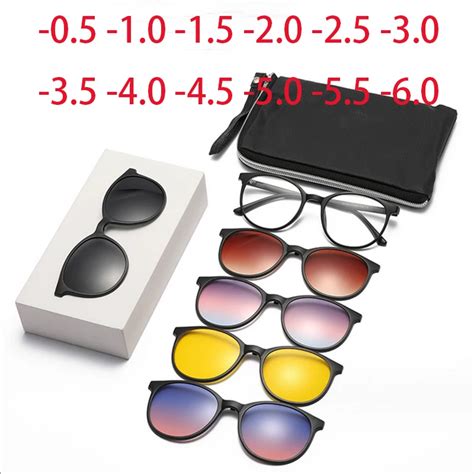 Conjunto De Gafas De Sol Retro Para Mujer Lentes Con Clip Magn Tico