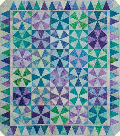 Plum Tree Quitls Kaleidoscope Batik Quilts Scrappy Quilts Mini