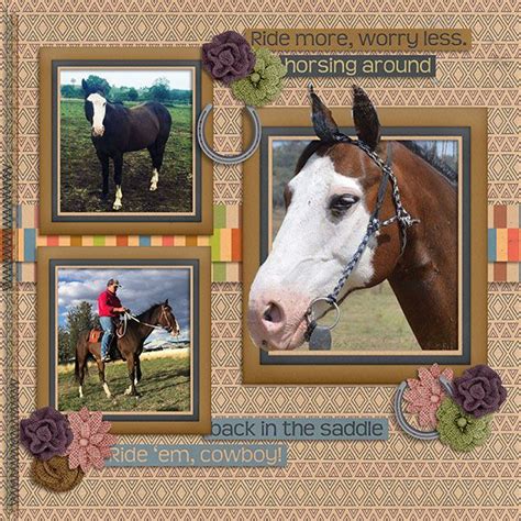 Pin By Chantal Fedele On Scrapbook Cowboy Scrapbook Layouts Boy